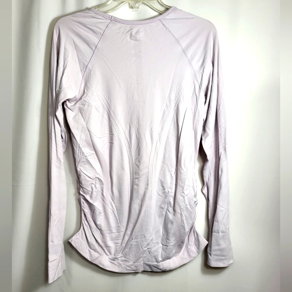 Athleta pale pink athletic top   women's L  #857 - Picture 5 of 5